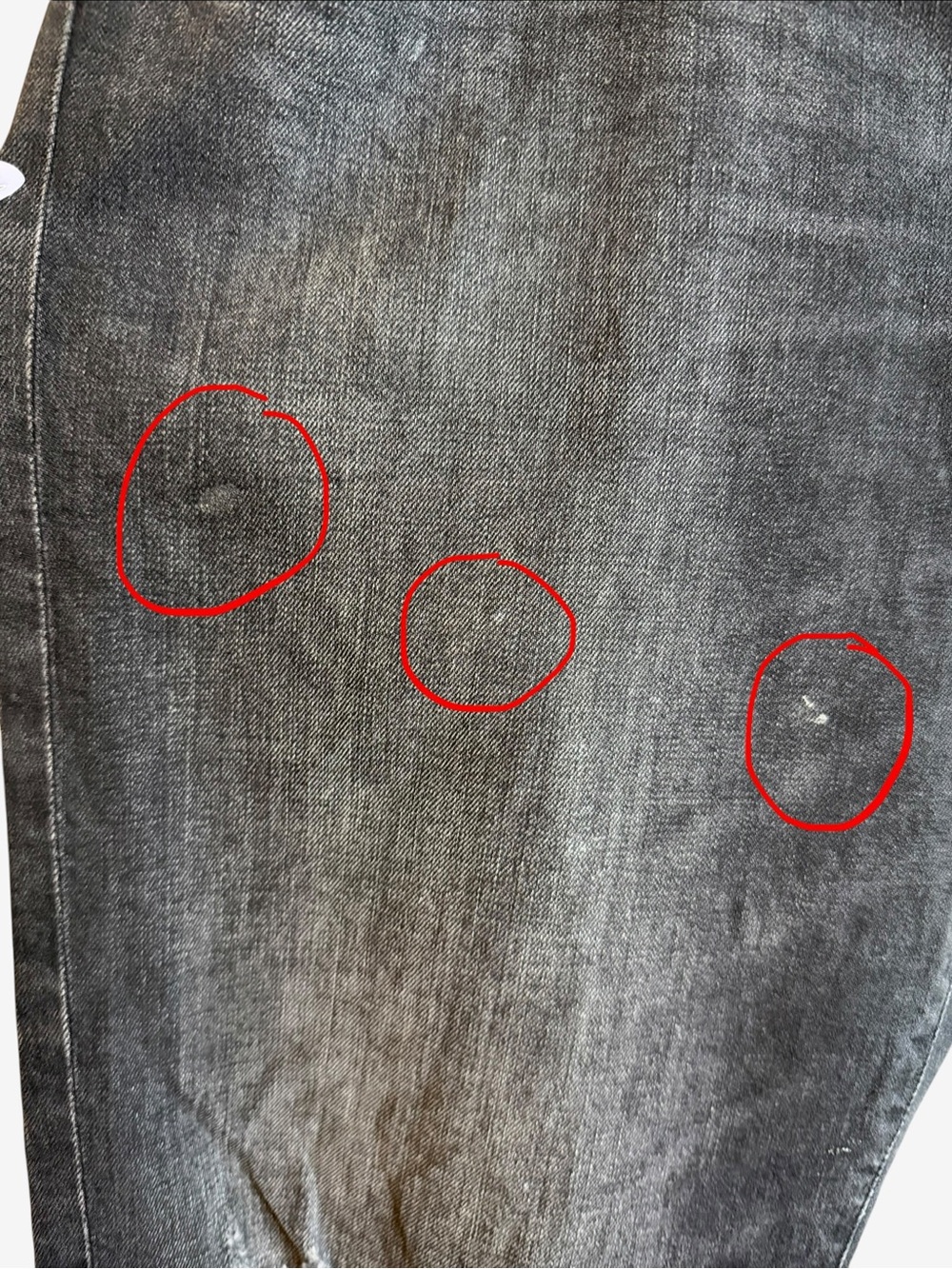 Agolde Men’s Distressed Black Jeans 34x28 - Picture 9 of 9